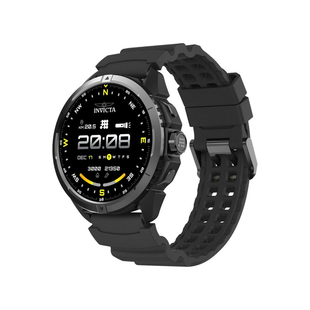 Invicta I Tech ITECH 009 Smartwatch 53mm GPS AMOLED Bluetooth Black New Sealed
